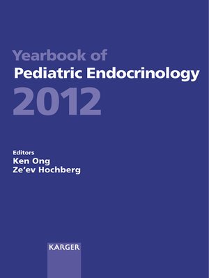 cover image of Yearbook of Pediatric Endocrinology 2012